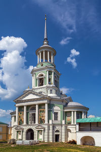 Church of the savior not made by hands in boris and gleb monastery in torzhok, russia