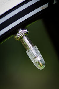 Close-up view of camera