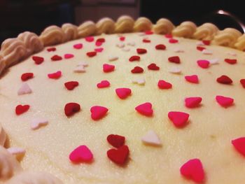 Close-up of cupcakes on table