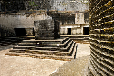 Staircase of old building