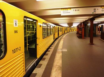 Railroad station platform