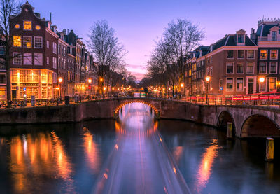 Amsterdam at dusk