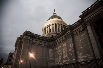 Low angle view of church against sky