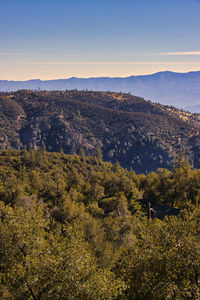 High angle view of landscape against sky