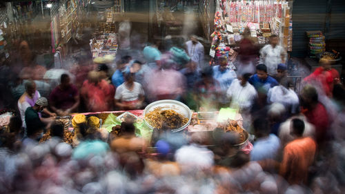 400 years old traditional street food market 