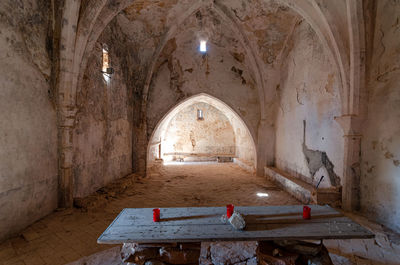 Interior of historic building