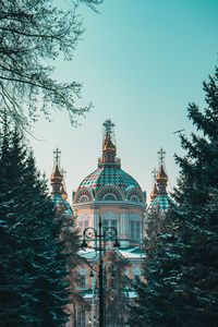 Low angle view of building against sky