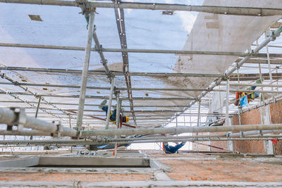 Man working at construction site