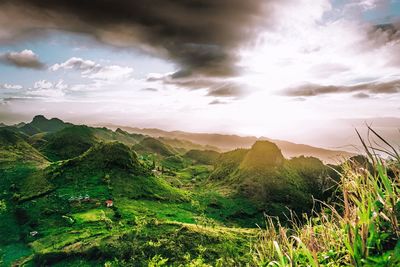 Scenic view of landscape against sky