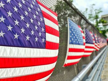 Flag against blue sky