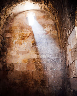 Stone wall of old building