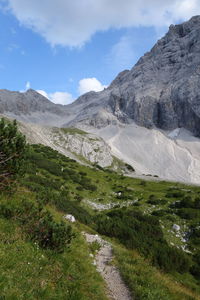 Scenic view of mountains