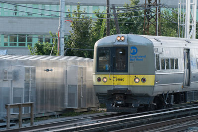 Train on railroad track