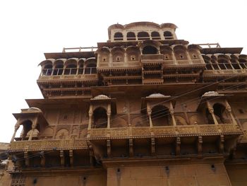 Low angle view of old building