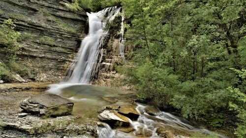 Waterfall in forest