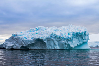 Icebergs in antarctica continent