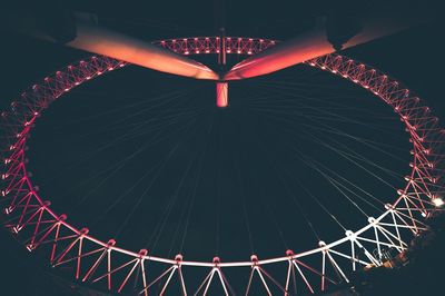 Ferris wheel in amusement park