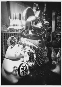 Close-up of toy statue