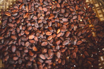 Full frame shot of coffee beans