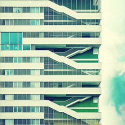 Low angle view of modern building