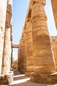 Low angle view of a temple