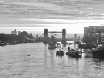 London tower bridge at sunrise. 