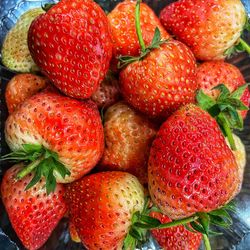 Close-up of strawberries