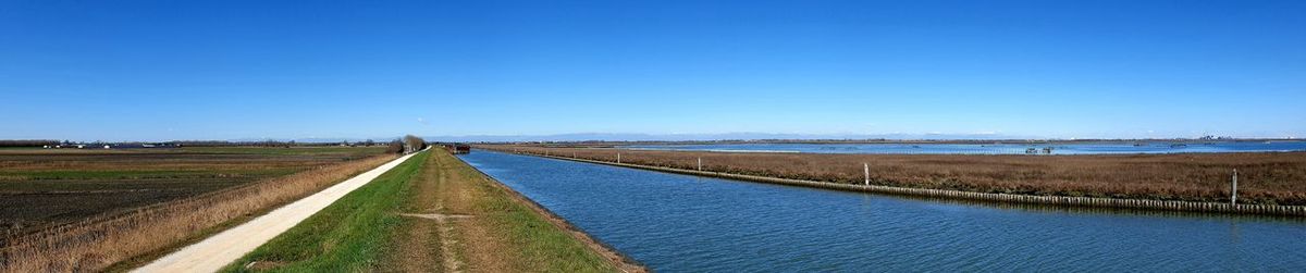 Walking in venice lagoon...