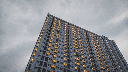 Low angle view of building against sky