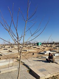 View of calm blue sea