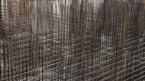 Background of metal construction material 