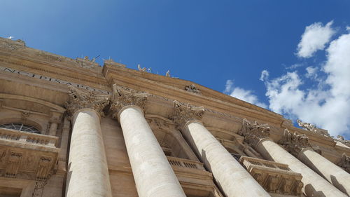 Low angle view of building against sky