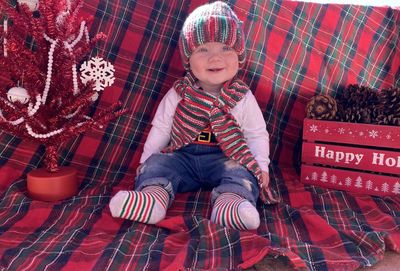 Holiday baby boy