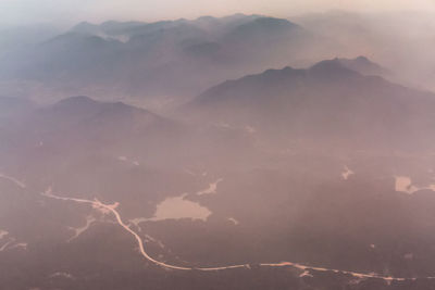 Scenic view of mountains