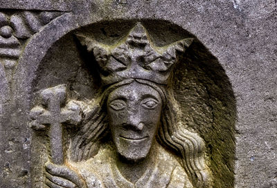 Close-up of statue