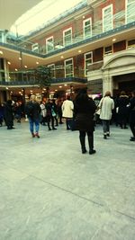 People in city