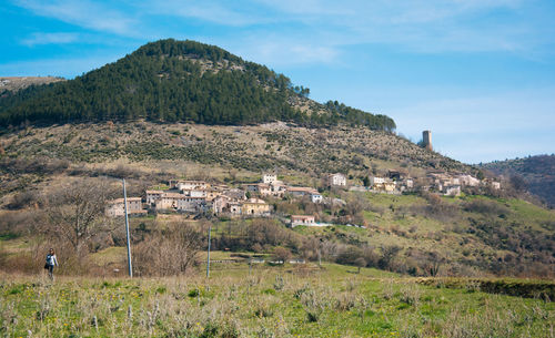 Houses in village