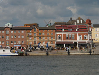 Kappeln at the river schlei
