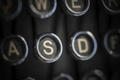 Close-up of computer keyboard