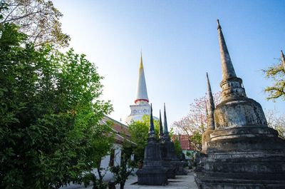 Low angle view of temple