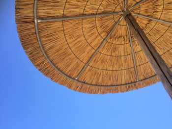 Low angle view of blue sky