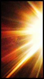 Sun shining through clouds