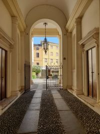 Corridor of building