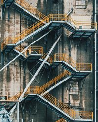 Low angle view of steps and staircases in building