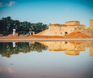 Old home on the desert saudi arabia