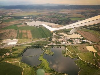 Aerial view of landscape
