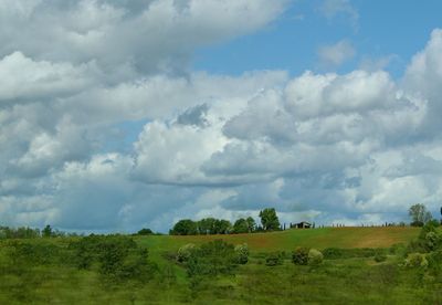 Scenic view of landscape against sky