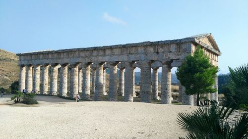 View of historical building against clear sky