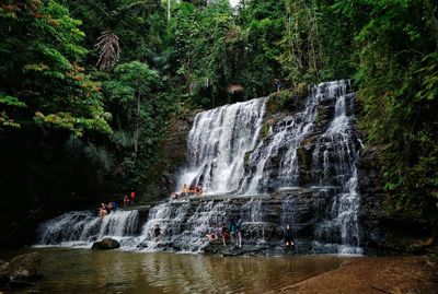 Waterfall in forest