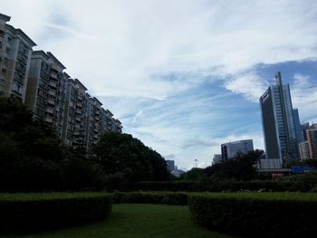 View of cityscape against sky